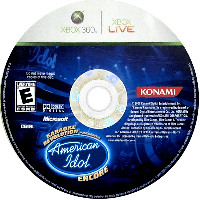 Karaoke Revolution Presents American Idol Encore Xbox 360 US box art